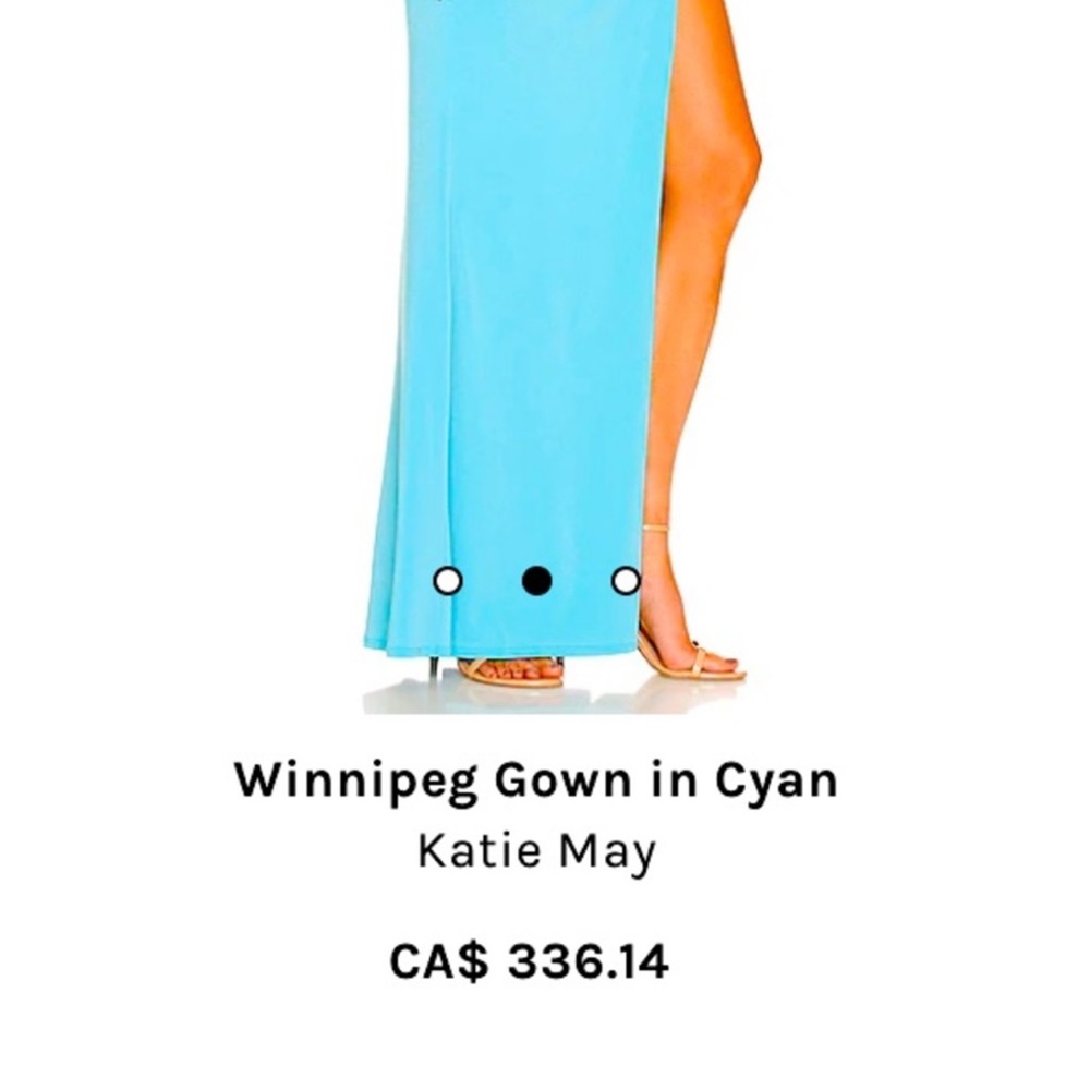 Stunning turquoise blue Katie May long dress - Picture 3 of 5